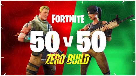 50 VS 50 Zero Build 5593 0551 3678 By Post Fortnite Creative Map