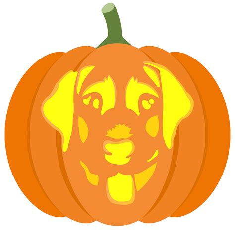 Pumpkin Carving Dog Face