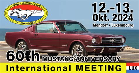 Jahre Mustang Treffen Luxembourg Classic Portal