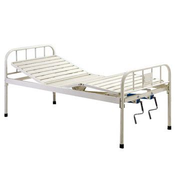 Hospital Furniture Medical Crank Manual Hospital Bed Manual Iron