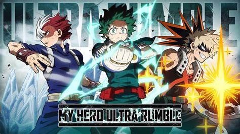 Free To Play Anime Battle Royale My Hero Ultra Rumble Is Out Now On PS4