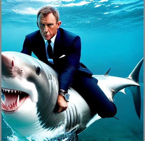 Minty Comedic Arts on Twitter: "I asked AI to make me a picture of James Bond fighting Jaws (as ...