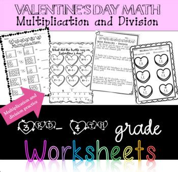 Valentine S Day Multiplication And Division By Kreative Kiddos TPT