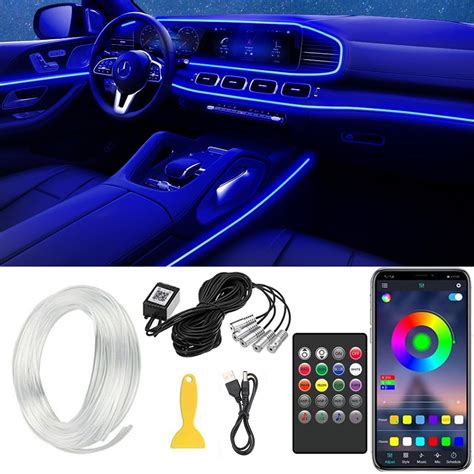 Amazon Car Led Interior Strip Lights Tekshinny Rgb Car Interior