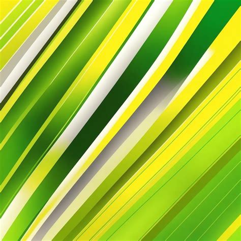 Fundo Vector Linhas Amarelas E Verdes Foto Premium