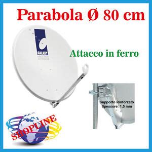 Parabola Satellitar E Cm Antenna Parabolica K Hd Acciaio Zincato