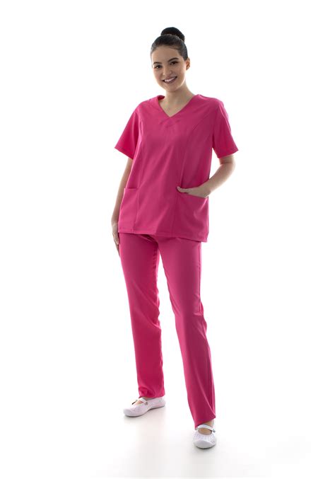 Pijama Cirúrgico Scrub Feminino em Tecido Two Way Elastano EBT