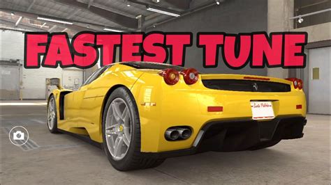 CSR2 Ferrari Enzo Gold Stars Fastest Tune Shift Pattern YouTube