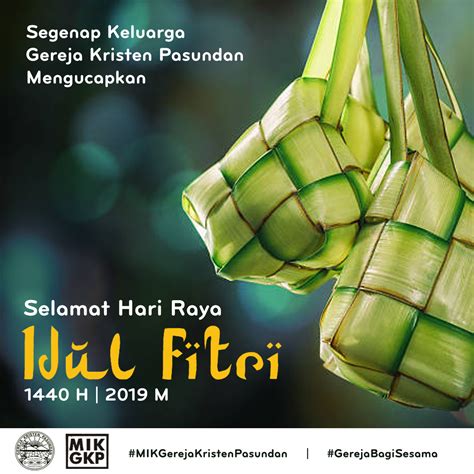 Selamat Hari Raya Idul Fitri H Gereja Kristen Pasundan