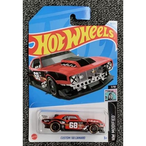 飛行屋 全新品 Hot Wheels 風火輪小汽車 合金車 雪佛蘭 CUSTOM CAMARO賽車 蝦皮購物