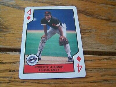 Roberto Alomar U S Playing Card Company Baseball Card Ebay