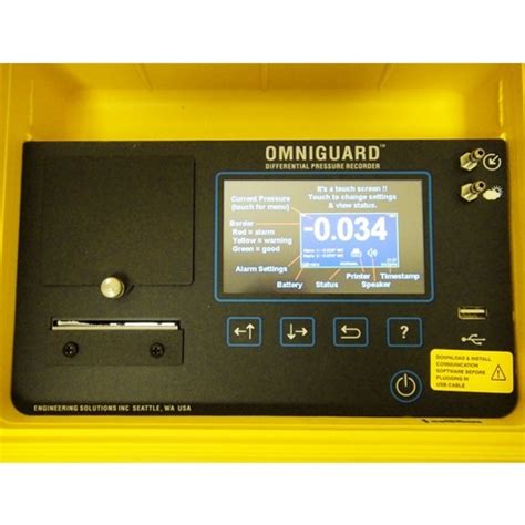 Omniguard 5 Pressure Recorder Zefon International