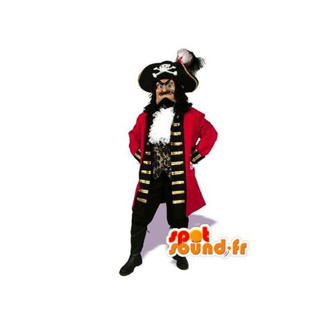 Purchase Red pirate mascot - Pirate Captain Costume in Mascottes de ...