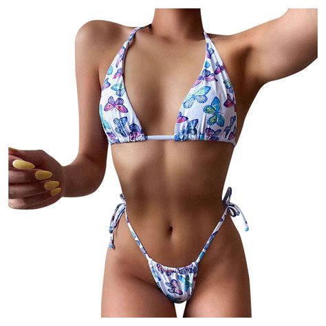 Gzea Plus Size Bathing Suits Women Bandeau Bandage Bikini Set Push Up