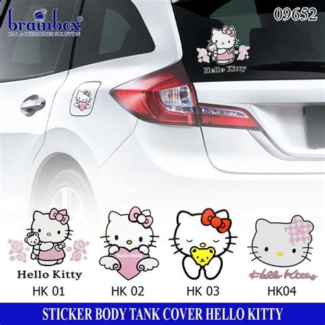 Jual Stiker HK Sticker Tank Cover Body Kaca Mobil Tempelan Mobil Motor