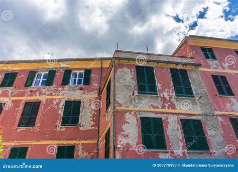 Vernazza Cinque Terre Italy June The Townscape And