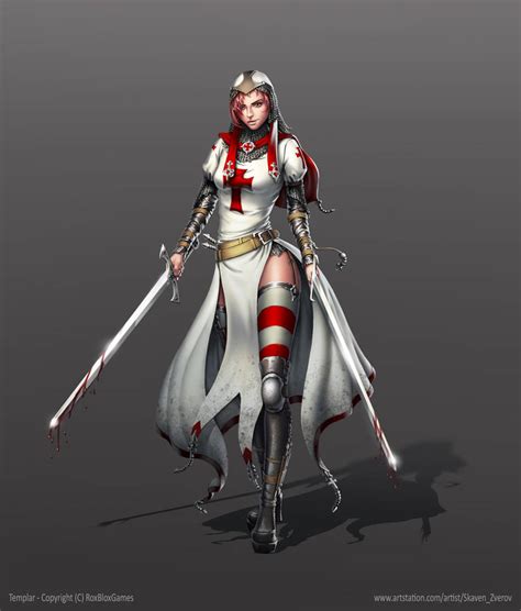 Templar Warrior Character Concept Art By Skavenzverov On Deviantart