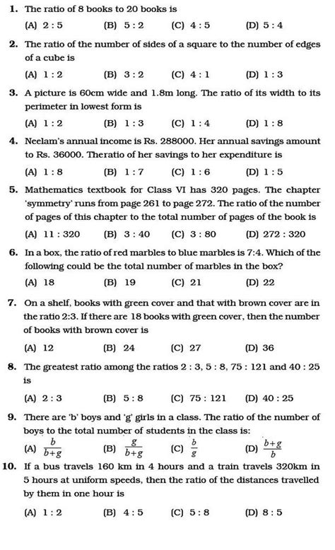 Ratios And Proportions Practice