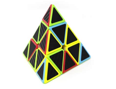 Pyraminx Qiming Qiyi Carbon Cubo M Gico Profissional Cuber Brasil