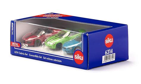 Siku Convertible Cars Die Cast Model Pack. Shop Toy Vehicle Online