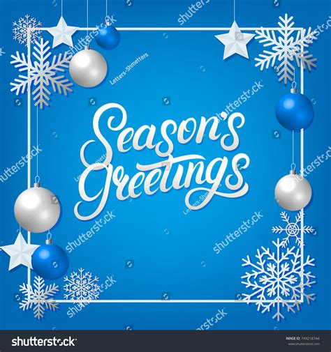 131762 Silver Seasons Greetings Images Stock Photos And Vectors