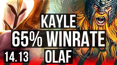 Kayle Vs Olaf Top Winrate Rank Kayle Euw Challenger