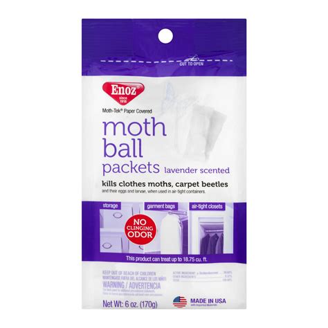 Enoz Lavender Scented Moth Balls Kill Clothes Moths And Carpet Beetles