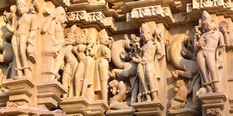 Los Templos Er Ticos De Khajuraho En India