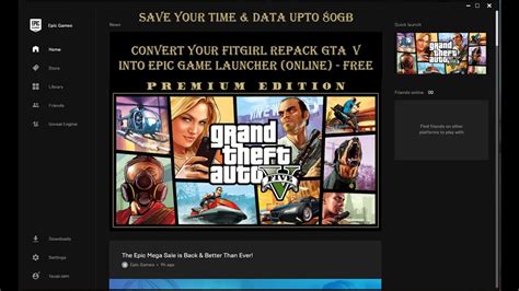 How To Move Fit Girl Repack Pirated Gta V Into Epic Game Launcher