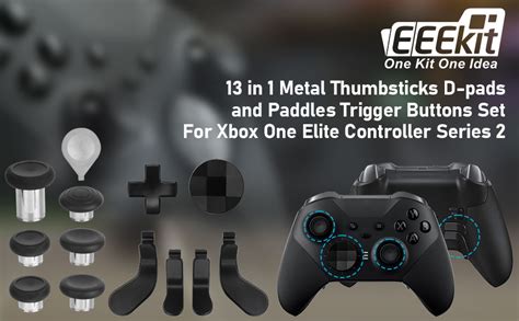 Eeekit Metall Thumbsticks Für Xbox One Elite Series 2 13 In 1 D Pads