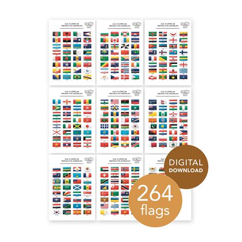 Printable Flags Set (Digital Download) – The Adventure Book ...