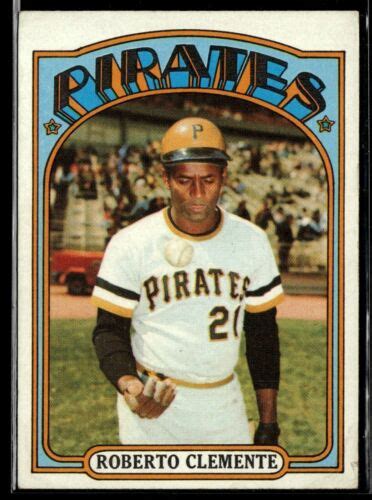 Topps Roberto Clemente Pittsburgh Pirates Vg Ex Ebay