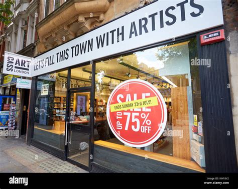 General view of Cass Art supplies shop in London Stock Photo - Alamy