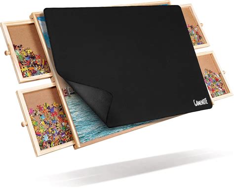 Amazon Gamenote Pieces Jigsaw Puzzle Board With Cover Mat