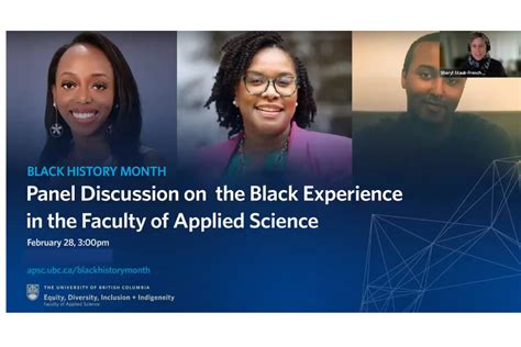 Black History Month Virtual Museum Ubc Applied Science