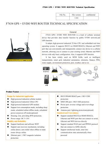 F Gps Evdo Industrial Wifi Router Xiamen Four Faith Communication