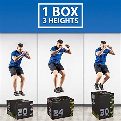 Papababe 3 In 1 Foam Plyometric Box Jumping Exercise 20 X 24 X 30