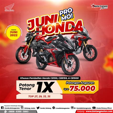 Review Promo Bintang Motor Bulan Juni Honda Bintang Motor