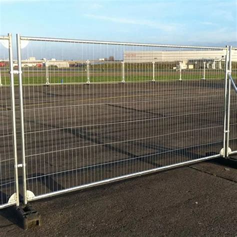 Galvanized Temporary Mesh Fencing Heavy Duty Portable Fence Panels