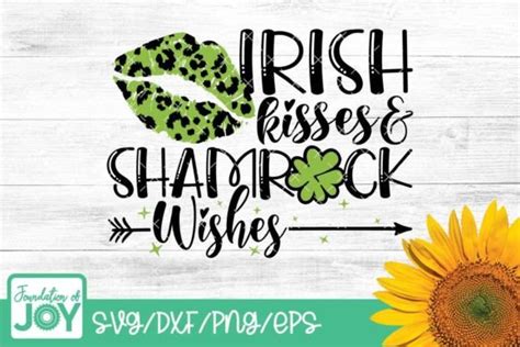 Irish Kisses Svg St Patricks Day Svg Graphic By Foundationofjoy · Creative Fabrica