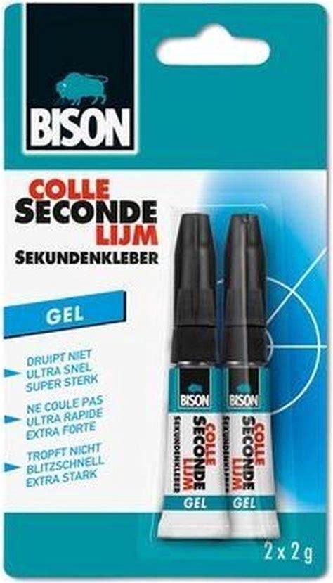 Bison Secondelijm Alleslijm Seconden Lijm Stuks X Gram Bol