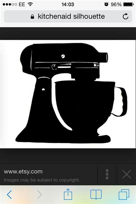 Silhouette Of A Kitchen Aid Mixer Silhouette Tutorials Silhouette