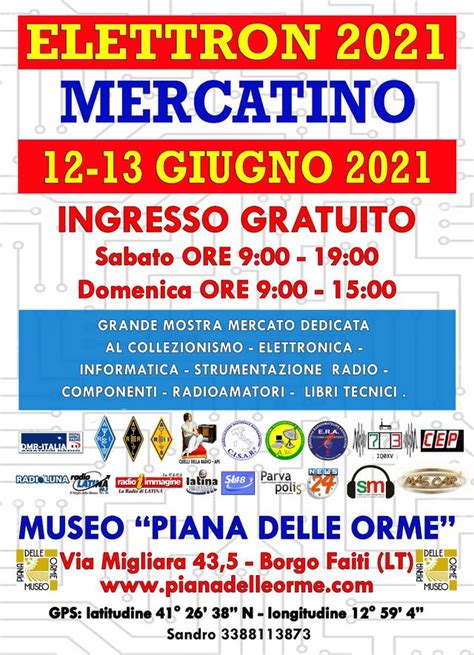 Giugno Mostra Mercato Elettron Museo Piana Delle Orme Lt