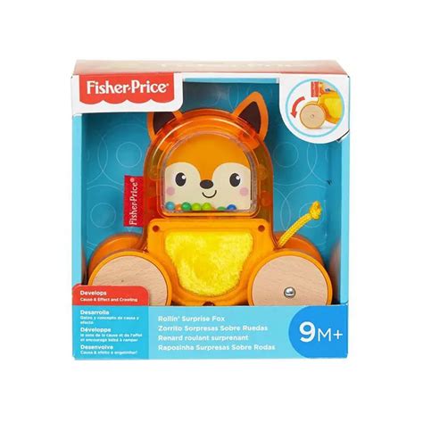 Bichinho Surpresa Sobre Rodas Raposinha Fisher Price Ratatu Toys