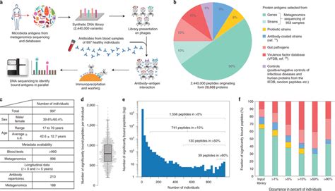 Phip Seq Of Microbiota Directed Antibody Epitope Repertoires A The