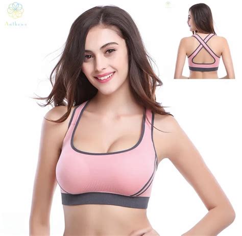 2016 Women Anti Bacterial Breathable Sports Bra Gym Shaper Body