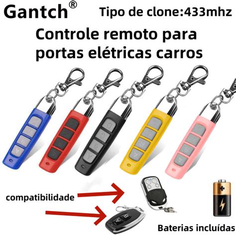 433 MHz controle remoto universal para copiar portões elétricos carro