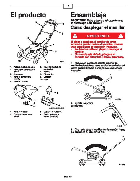 Toro 20031 22-Inch Recycler Lawn Mower Manual del Propietario del ...