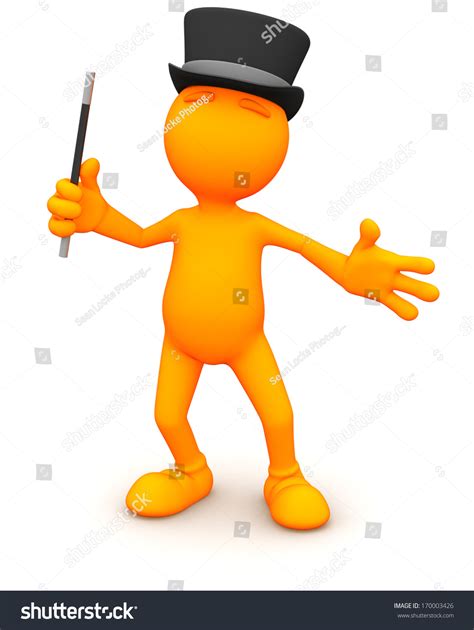 Extensive Series 3d Orange Man Variety Stock Illustration 170003426