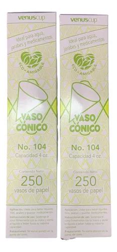 Cono De Papel Para Agua Con 250 Conos 20 Pack Marca Venus Envío gratis